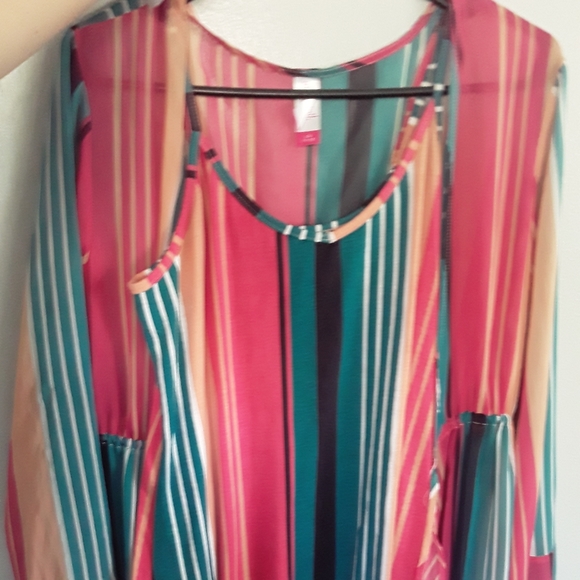 Tank Top dress with long sleeved cover - Picture 2 of 3